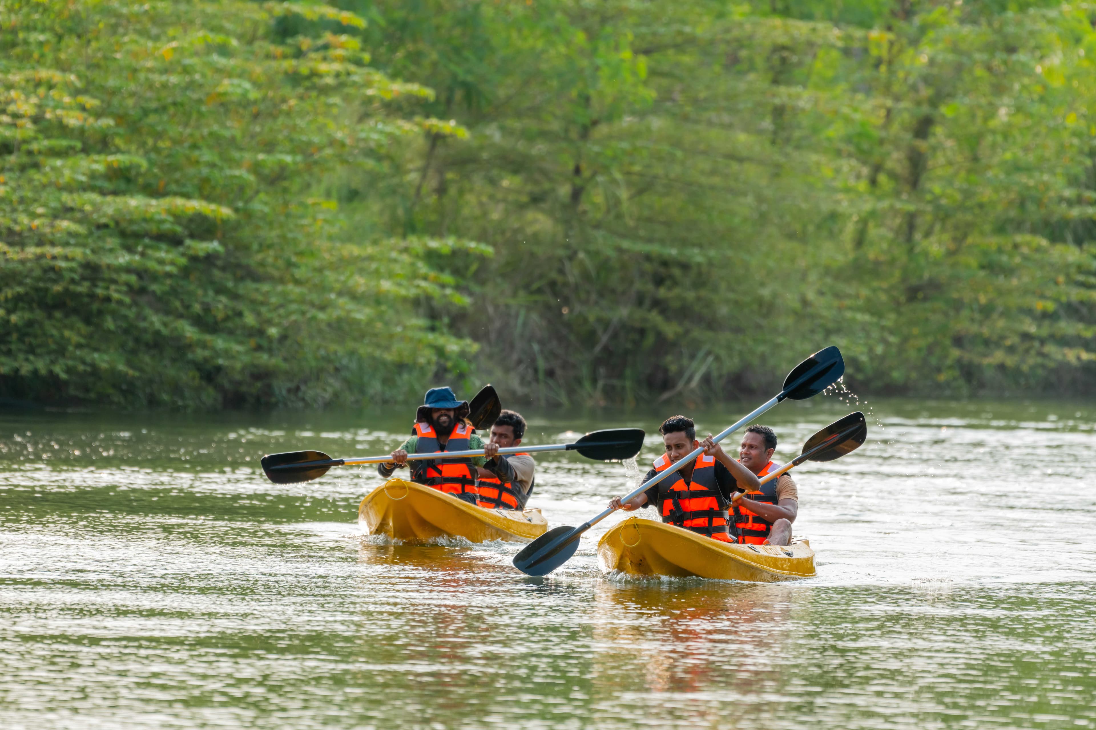 Kayaking in Udawalawe