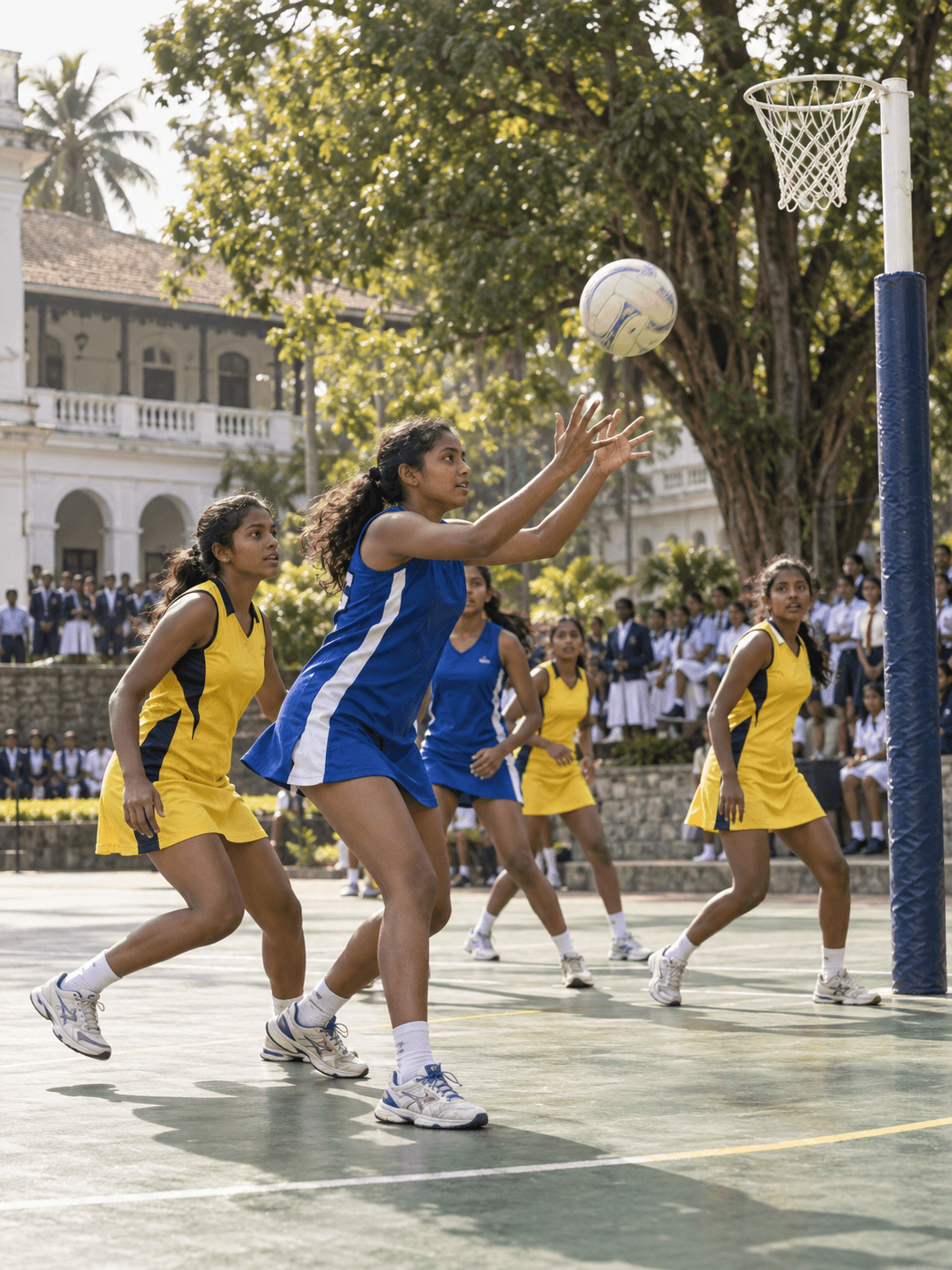 A Sri Lankan heritage stop on a netball tour